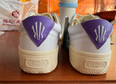 安踏【凱里·歐文同款】HELATRIBE籃球板鞋運動(dòng)鞋男潮流百搭休閑男鞋 紫尾-2 41 (255mm) 曬單實(shí)拍圖