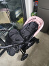 朗納鉑（land leopard）老虎Pro嬰兒推車(chē)嬰兒車(chē)輕便折疊雙向超大輪避震兒童BB傘車(chē) 小豬粉【黑】 曬單實(shí)拍圖