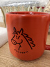 北鼎（Buydeem）馬年限定 陶瓷馬克杯 釉面陶瓷水杯萌馬暖手杯家用高顏值節日送禮 曬單實(shí)拍圖