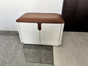 柏夢(mèng)可實(shí)木換鞋凳高端輕奢家用門(mén)口可坐鞋柜入戶(hù)坐凳一體玄關(guān)儲物穿鞋凳 UC-60米白色【60*35*42cm】 曬單實(shí)拍圖