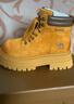 駱駝（CAMEL）【山丘3.0】翻蓋工裝靴輕量增高經(jīng)典馬丁靴 L25W076017 土黃 37 曬單實(shí)拍圖