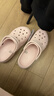 卡駱馳（CROCS）貝雅云彩女士洞洞鞋戶(hù)外休閑鞋|208186 裸粉-6PI 36 /37(230mm) 曬單實(shí)拍圖