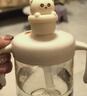 英氏（YEEHOO）兒童水杯嬰兒寶寶牛奶杯子吸管奶瓶1-3歲學(xué)飲杯吸管杯幼兒園 曬單實(shí)拍圖