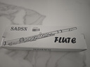 塞德森（SAIDESEN） 長(cháng)笛樂(lè )器 16孔閉孔白銅鍍鎳銀/銀 長(cháng)笛樂(lè )器C調學(xué)生考級初學(xué)專(zhuān)業(yè) 16孔閉孔鎳銀SFL-140 曬單實(shí)拍圖