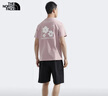 北面（The North Face）短袖T恤男純棉戶(hù)外半袖25夏季新品男女同款|8EYB 0SO/粉色 L /175 曬單實(shí)拍圖