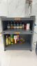 七序廚房調料品收納柜多功能臺面調料架多層帶門(mén)防塵調味料儲物柜子 灰【三層二門(mén)】長(cháng)50寬28高58cm 曬單實(shí)拍圖