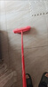 優(yōu)潔朗清潔環(huán)衛物業(yè)笤帚硬毛塑料掃把學(xué)校清潔掃帚帶木桿紅色大號*1把 曬單實(shí)拍圖