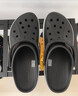 卡駱馳（CROCS）洞洞鞋貝雅卡駱班輕便耐磨一腳蹬休閑鞋|205089 黑色/白色-066 41 /42(260mm) 曬單實(shí)拍圖