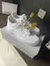 耐克緩震板鞋男空軍一號AIR FORCE 1運動(dòng)小白鞋CW2288 白色 43 曬單實(shí)拍圖