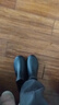 回力雨鞋短筒低幫套鞋男士雨靴防滑防水鞋釣魚(yú)廚師鞋HXL3599 黑紅  39 曬單實(shí)拍圖