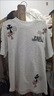 卡圖弛美式復古十字架印花短袖t恤男春夏季ins潮牌五分半袖高街情侶體恤 白灰色 XL 曬單實(shí)拍圖