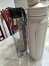 樂(lè )扣樂(lè )扣（LOCK&LOCK）夏季運動(dòng)水杯簡(jiǎn)約塑料杯戶(hù)外便攜水壺男女學(xué)生杯子灰色750ML 曬單實(shí)拍圖