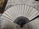 王星記非遺傳承中國風(fēng)男式折扇仿烏木絲綢絹扇9寸手工扇子 清溪禮盒裝 伴手禮 曬單實(shí)拍圖