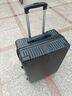 袋鼠（KANGAROO）大容量行李箱男商務(wù)出差托運大尺寸皮箱女大號輕便耐用加厚拉桿箱 潮流黑【高顏值拉鏈款】 28英寸 【防刮耐磨】 曬單實(shí)拍圖