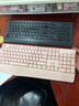 飛利浦（PHILIPS）MK520無(wú)線(xiàn)鍵鼠套裝 辦公蘋(píng)果MAC臺式電腦筆記本人體工學(xué)鍵盤(pán)鼠標套裝企業(yè)采購 粉色 曬單實(shí)拍圖