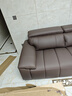 芝華仕（CHEERS）頭等艙意式極簡(jiǎn)真皮沙發(fā)大戶(hù)型簡(jiǎn)約客廳直排沙發(fā)頭層牛皮新品3133 真皮-進(jìn)口半青皮-摔紋-慕棕色-四人位3.01米 曬單實(shí)拍圖