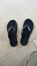李寧（LI-NING）人字拖鞋男游泳防滑夏季外穿潮軟底夾腳洗澡防臭防水款9563黑41碼 曬單實(shí)拍圖