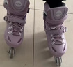 歐歐輪滑鞋兒童溜冰鞋男女童初學(xué)套裝中小學(xué)滑輪滑冰旱冰鞋成人直排輪 紫-八輪全閃+頭盔護具+鋁合金支架 M (適合6-12歲)平時(shí)鞋碼32-36 曬單實(shí)拍圖