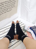 立形計襪子男春夏季100%純棉抗菌防臭中筒襪艾草精油透氣吸汗休閑商務(wù)襪 曬單實(shí)拍圖