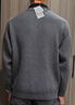 倉石一樹(shù)潮流美式假兩件毛衣男士2026春季加厚慵懶風(fēng)襯衫領(lǐng)針織衫 淺灰色 XL 曬單實(shí)拍圖