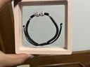 足銀999招財貔貅純銀手鏈男生情侶紅手繩生日禮物中式女男士手串 黑繩紅繩兩條 贈送精美禮盒＋權威證書(shū) 曬單實(shí)拍圖