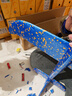 航模飛機diy材料泡沫飛機改航模全套配件手拋機改裝遙控電子元件 爽飛套裝+藍色手拋機 廠(chǎng)家原裝標配 曬單實(shí)拍圖
