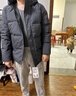 波司登（BOSIDENG）熱銷(xiāo)爆款男士羽絨服商務(wù)外套商場(chǎng)熱賣(mài)同款B250245101 霧山灰8C97-質(zhì)感沉穩 L 180/100A 體重約130-140斤 曬單實(shí)拍圖