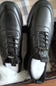 老人頭（LAORENTOU）休閑鞋男鞋耐滑運動(dòng)板鞋男士透氣韓版戶(hù)外皮鞋 A20111 黑色 39 曬單實(shí)拍圖