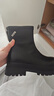 森達時(shí)裝靴女冬季新款商場(chǎng)同款厚底增高鞋顯瘦短靴時(shí)尚百搭款XEX01DD4 黑色單里 40 曬單實(shí)拍圖