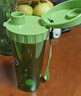特百惠（Tupperware）茶韻500ml塑料杯男女士學(xué)生運動(dòng)水杯子大容量泡茶杯 羅勒綠 曬單實(shí)拍圖