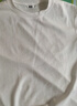 優(yōu)衣庫合作款男女裝涼感大師T AIRism寬松圓領(lǐng)T恤5分袖短袖482295 00 白色 XL 曬單實(shí)拍圖