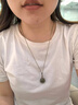 皇家瑞玉和田玉吊墜平安鎖包白玉墜女掛墜送女友送媽媽送老婆生日禮物 和田玉小號鎖包掛墜晴水色 曬單實(shí)拍圖