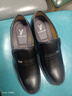 意爾康王子皮鞋男秋冬真皮男士商務(wù)正裝男鞋超大碼軟皮一腳蹬內增高爸爸鞋 黑色 40 曬單實(shí)拍圖