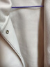 皮爾卡丹（pierre cardin）馬甲女短款時(shí)尚休閑連帽純色坎肩簡(jiǎn)約洋氣百搭春秋毛呢馬夾背心潮 米白色 L 建議102-112斤 曬單實(shí)拍圖