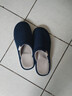 回力棉拖鞋男女士加絨秋冬季室內防臭滑保暖棉拖鞋HL0006藍色44-45碼 曬單實(shí)拍圖