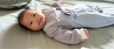 童泰（TONGTAI）嬰兒連體衣春秋季男寶寶衣服新生兒哈衣周歲爬服外出服藍色80cm 曬單實(shí)拍圖