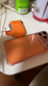 斯幻柯適用airpods pro3耳機殼3代硅膠耳機盒 AirPods 4一體式不掉蓋ipods磁吸鎖扣開(kāi)關(guān)自動(dòng)彈蓋秒變支架 AirPods Pro 3【橙色】 曬單實(shí)拍圖