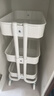 宜家（IKEA）拉斯克家居小推車(chē)三層置物架移動(dòng)茶水桌客廳咖啡桌廚房?jì)ξ锸占{架 白色小號 28*38*61cm 曬單實(shí)拍圖