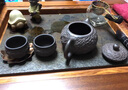 瑯庭琊坊高檔宜興紫砂壺泡茶壺套裝紫砂功夫茶具原礦浮雕西施壺純手工茶壺 浮雕西施黑金砂一壺四杯 曬單實(shí)拍圖