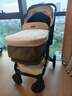 InnoTruth嬰諾嬰兒車(chē)睡籃推車(chē)二合一0-3歲用折疊輕便可坐可躺帶減震嬰幼兒 4代青芥綠【二合一】推車(chē)+睡籃 曬單實(shí)拍圖