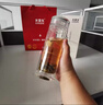 水宜生雙層玻璃杯男士高端水杯辦公杯車(chē)載杯子男款便攜水晶茶杯 G6160【平面杯蓋】 曬單實(shí)拍圖