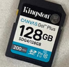 金士頓（Kingston）128GB SD存儲卡 U3 V30 相機內存卡 高速sd卡大卡 4K超高清拍攝 讀速200MB/s 曬單實(shí)拍圖