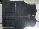 LED男士無(wú)領(lǐng)純棉馬甲春秋背心多口袋馬夾中老年休閑寬松大碼坎肩外套 黑色 8806升級版 4XL 【推薦 166-180斤】 曬單實(shí)拍圖