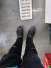 非常行（Jolly Walk）中高筒男士雨靴超輕防水鞋柔軟透氣中長(cháng)筒雨鞋JW912 黑色 44 曬單實(shí)拍圖