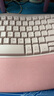 羅技（Logitech）Wave Keys人體工學(xué)鍵盤(pán)無(wú)線(xiàn)藍牙辦公平板ipad鍵盤(pán)Mac筆記本薄膜98配列鍵盤(pán)家用雙模帶掌托傾角支架 Wave Keys粉色(帶Bolt接收器) 曬單實(shí)拍圖