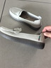 Walker Shop奧卡索休閑鞋女職場(chǎng)平底豆豆鞋女單鞋一腳蹬軟底樂(lè )福鞋女D151059 曬單實(shí)拍圖