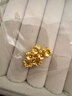 菜百首飾 黃金轉運珠 足金國風(fēng)潮玩系列古法桃花朵朵轉運珠  GF 黃金轉運珠 約1.08g 曬單實(shí)拍圖