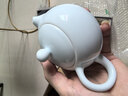 金鑲玉陶瓷茶壺  家用個(gè)人喝泡茶西施壺影青釉壺嘴過(guò)濾功夫茶具 清心 曬單實(shí)拍圖