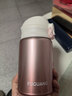 富光保溫杯男女生便攜可愛(ài)學(xué)生316L不銹鋼小巧兒童彈蓋直飲水杯子 菲霧粉300ml【316L內膽+杯套】 曬單實(shí)拍圖