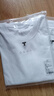 拇指白小T二代三防水光魔術(shù)長(cháng)袖T恤男秋冬純棉百搭打底衫 皓白 2XL 曬單實(shí)拍圖